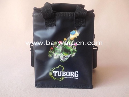 Bolsa de enfriador de hielo de pvc duradera personalizada para botellas 