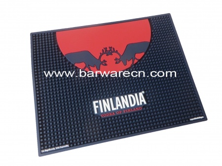 Nuevo logotipo personalizado de 3d red bull pvc bar corredores en relieve 