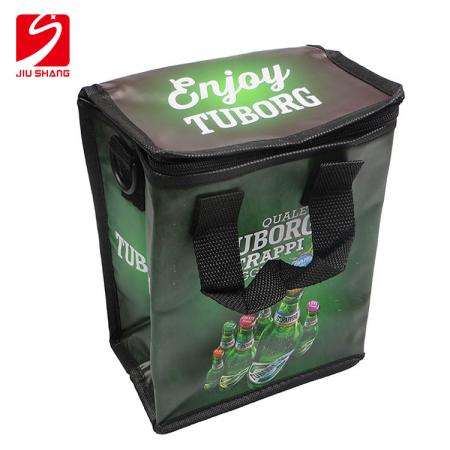 Bolsa de enfriador de hielo de pvc duradera personalizada para botellas 