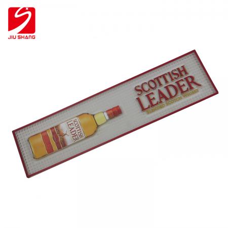 Logo personalizado impreso pvc cerveza bar corredor 