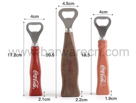 La mejor madera de coca cola para abridores de botellas cerveza de camarero de mano 