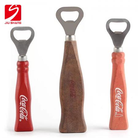 La mejor madera de coca cola para abridores de botellas cerveza de camarero de mano 