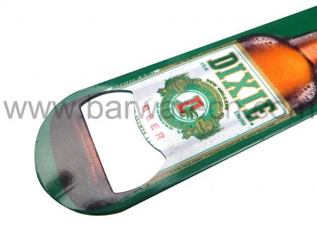 Forma de cerveza dixie barra cuchilla abrebotellas arte diseño bar cerveza alcohol 