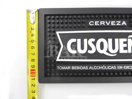 Cusqunea Estera de servicio de pvc flexible antideslizante Estera blanca negra 