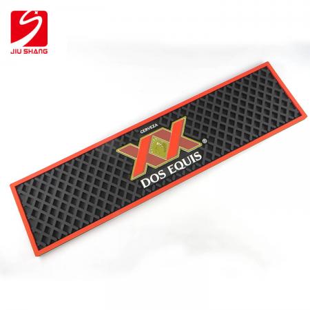 negro suave pvc bar mat cervecería cerveza bar corredor 