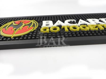 Bacardi cerveza goteo bar estera impermeable pvc servicio mat 