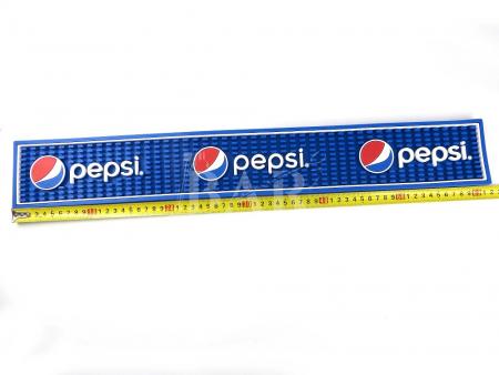 Pepsi azul pvc bandeja de goteo bar mat fabricante 