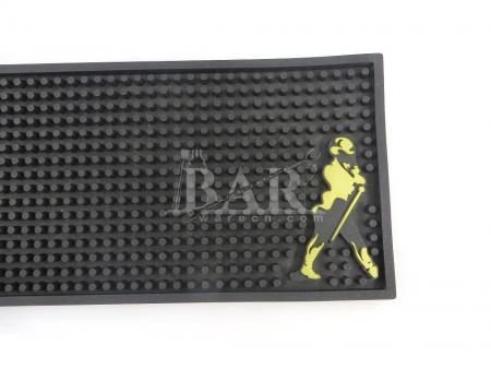 johnnie walker cerveza etiqueta bar runner slip pvc bar mat 