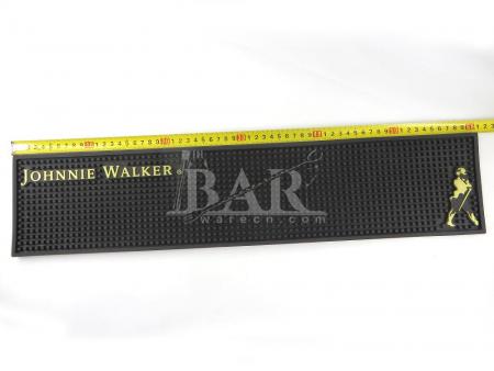 johnnie walker cerveza etiqueta bar runner slip pvc bar mat 