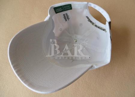 Gorra de algodón de 6 paneles de ala plana con logo bordado 