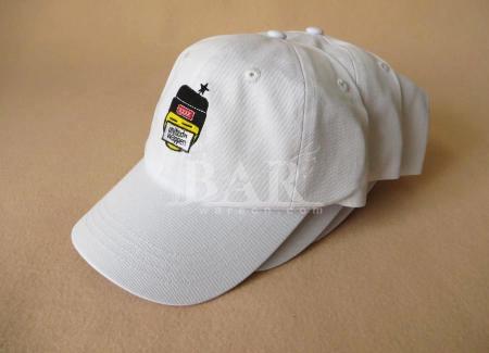 Gorra de algodón de 6 paneles de ala plana con logo bordado 