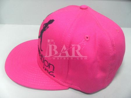 Borde plano rosa 6 panel plano gorras y sombreros cabidos al por mayor 