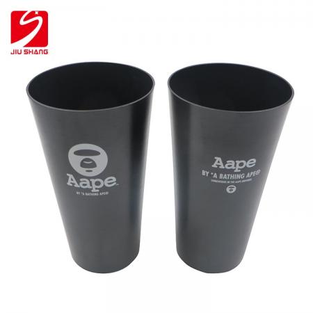 vasos basales vintage bebiendo copa de aluminio 