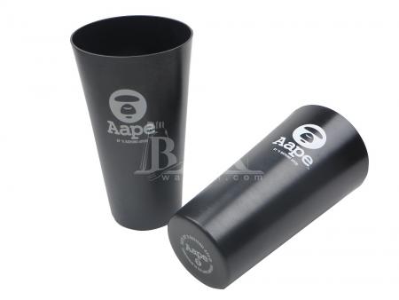 vasos basales vintage bebiendo copa de aluminio 