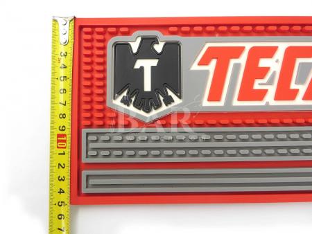 Tecate beer label bar runner calidad pvc bar mat 