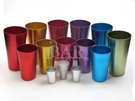 vaso de color de agua potable vasos retro vajilla 