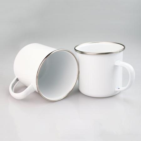 taza esmaltada de acero inoxidable como recuerdo para invitados 