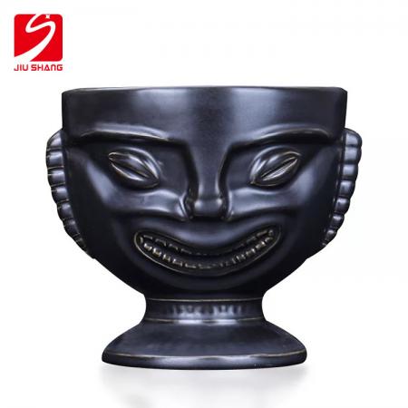 diskon retro cocktail bar hawaii tiki totem mug gelas - 