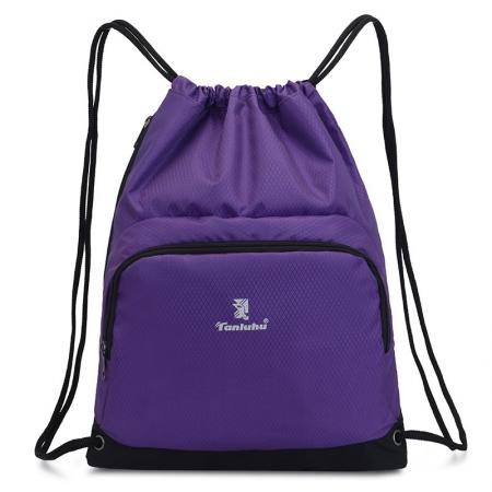 Nuevo haz de bolsillo de moda para hombres y mujeres bolsa de cordón conveniente yoga fitness playa deportes almacenamiento estudiante mochila de entrenamiento 