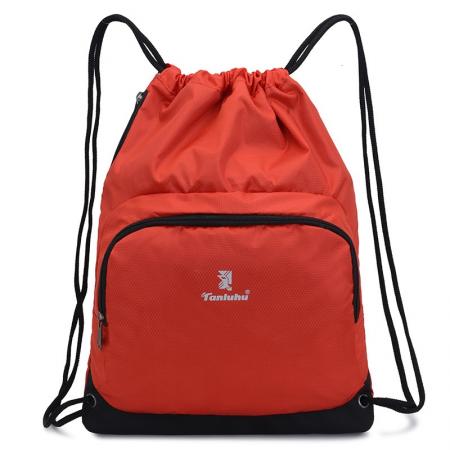 Nuevo haz de bolsillo de moda para hombres y mujeres bolsa de cordón conveniente yoga fitness playa deportes almacenamiento estudiante mochila de entrenamiento 