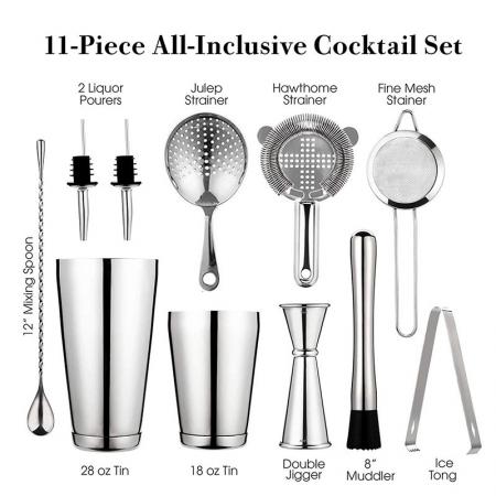 set de cocina de acero inoxidable de 11 piezas con todo incluido 